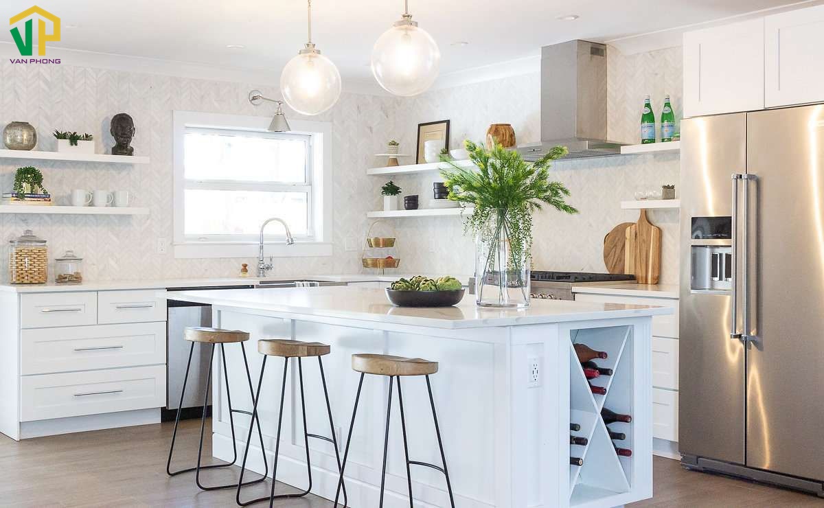 Lựa chọn cách bố trí phòng bếp phù hợp để làm đẹp không gian trong nhà