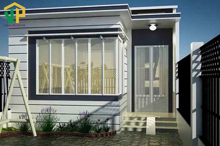 Nhà thép tiền chế sử dụng mái bằng